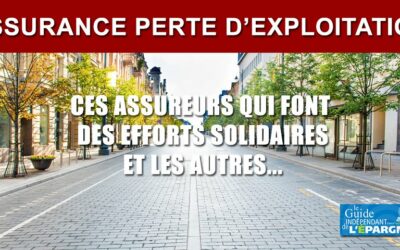 L’aide des compagnies d’assurance Crise Covid-19