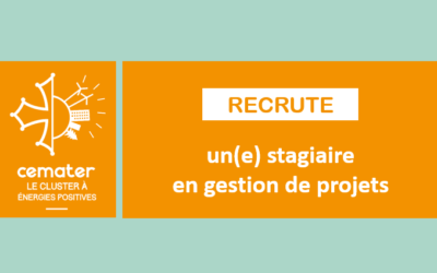 CEMATER recrute un(e) stagiaire en Gestion de projets