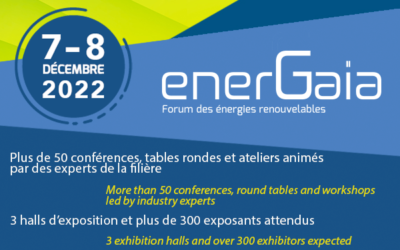 Retrouvez Cemater et ses membres au Forum Energaïa 2022 autour de temps forts !