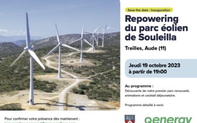 Inauguration du parc éolien de Souleilla le 19.10.2023