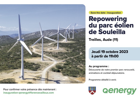 Inauguration du parc éolien de Souleilla le 19.10.2023