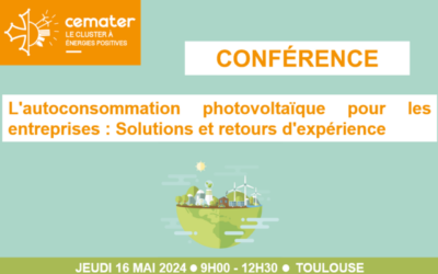 Conférence “L’auto-consommation photovoltaïque pour les entreprises : Solutions et retours d’expérience”